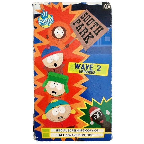 1998 South Park Wave 2 VHS Special Screening Copy Promo 6 Episodes E36 - Picture 1 of 3